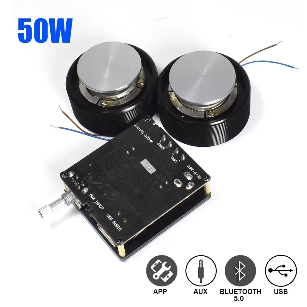 Musical Instrument Diy - 1 Set 50W 2.0 HIFI Vibration