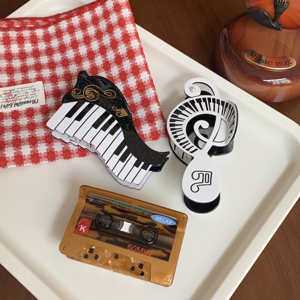Musical Instrument Videos - New Acetic Acid Acetate Hair Claw