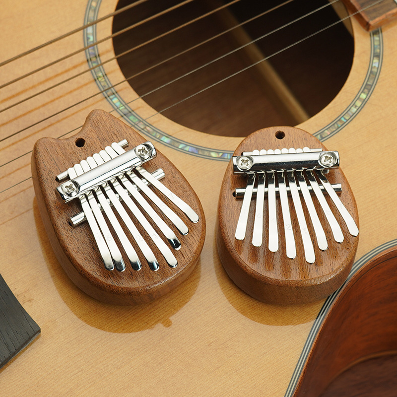8 Keys Solid Wood Mini Kalimba - огляд і ціна Musical Instrument Balalaika