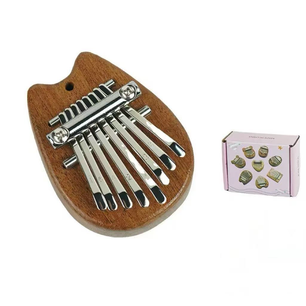 8 Keys Solid Wood Mini Kalimba - огляд і ціна Musical Instrument Balalaika