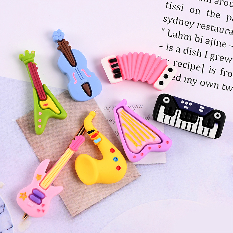 10pcs Cartoon Kawaii Resin Min - огляд і ціна Musical Instrument Craft