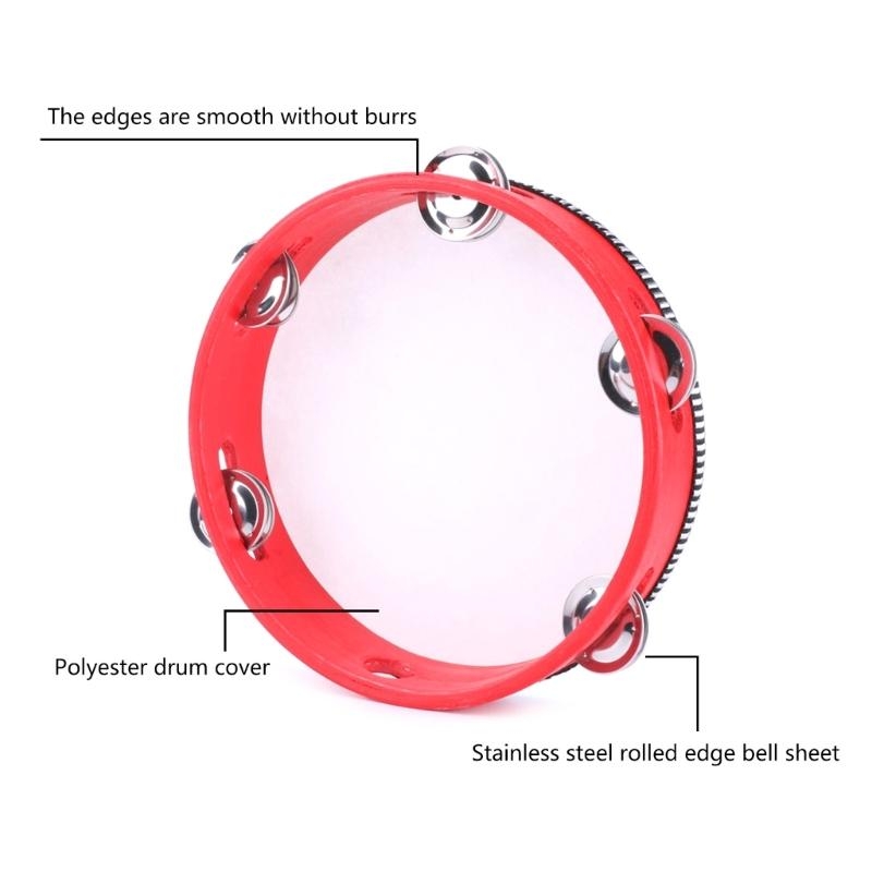 4/6/7/8/10inch Tambourine Drum - огляд і ціна Musical Instrument Tambourine