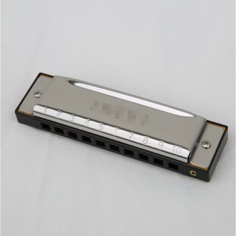 Customized 10-hole Harmonica C - огляд і ціна Musical Instrument Logo