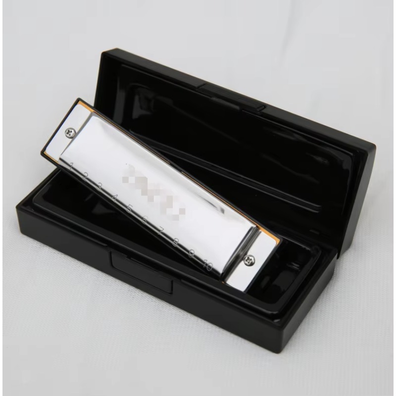 Customized 10-hole Harmonica C - огляд і ціна Musical Instrument Logo