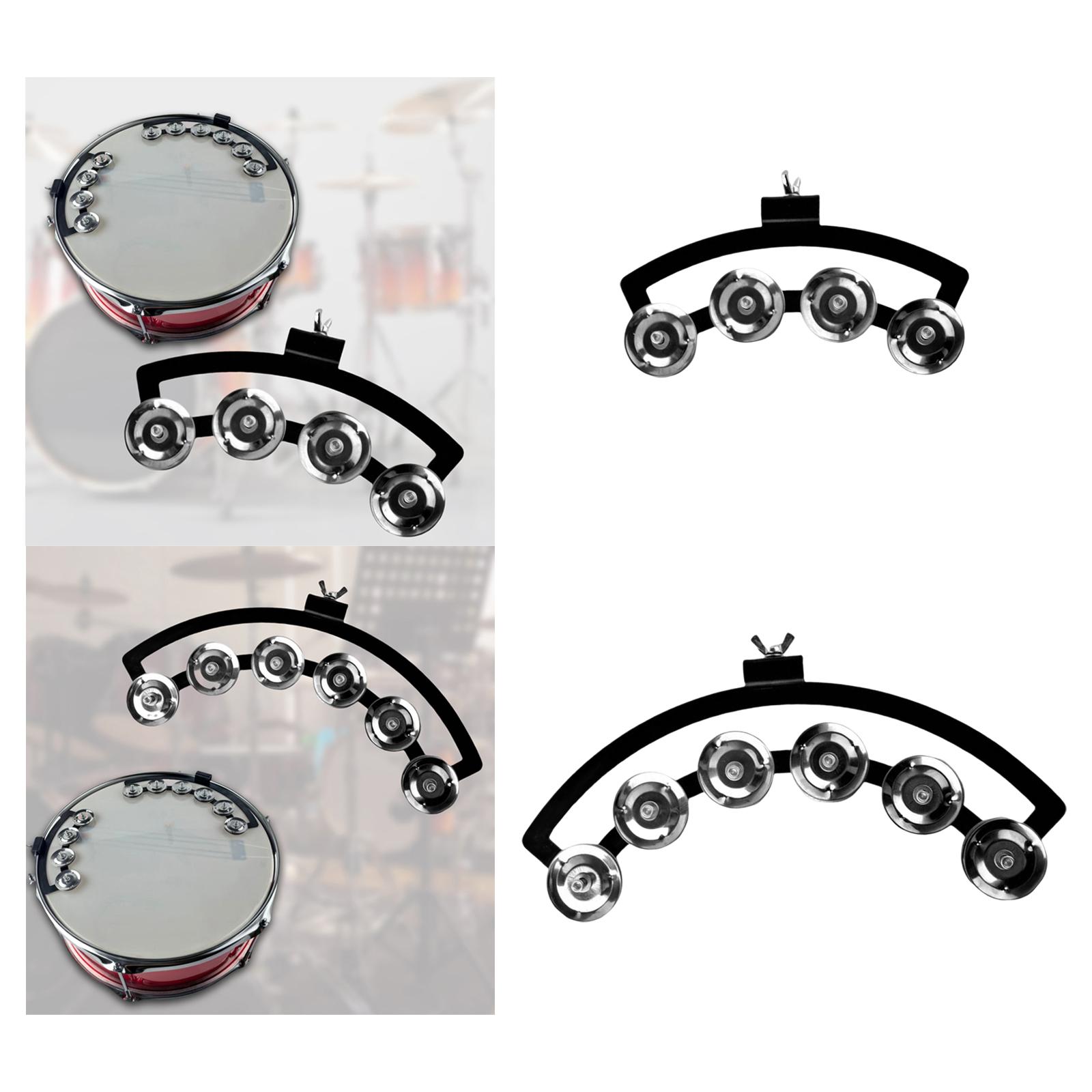 Hi Hat Tambourine Drum Set Met - огляд і ціна Tambourine Hand Drum