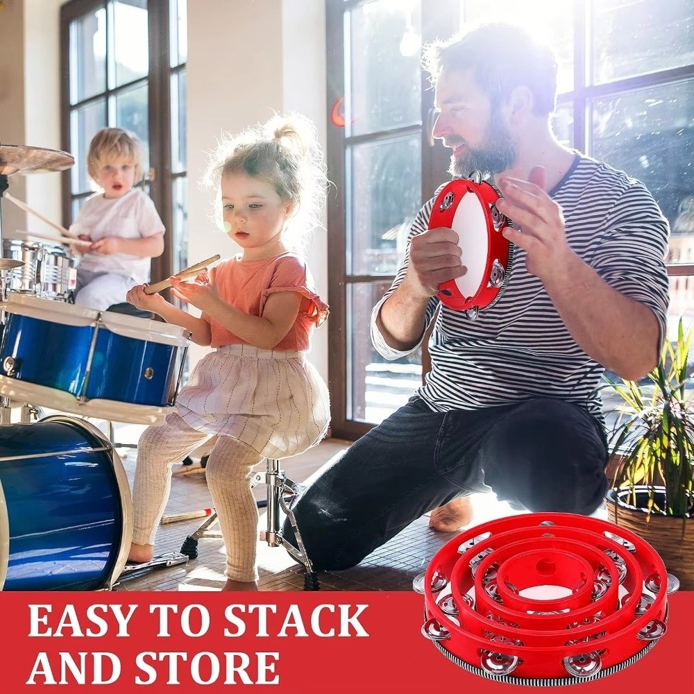4/6/8/10 Inch Hand Held Drum M - огляд і ціна Tambourine Hand Drum