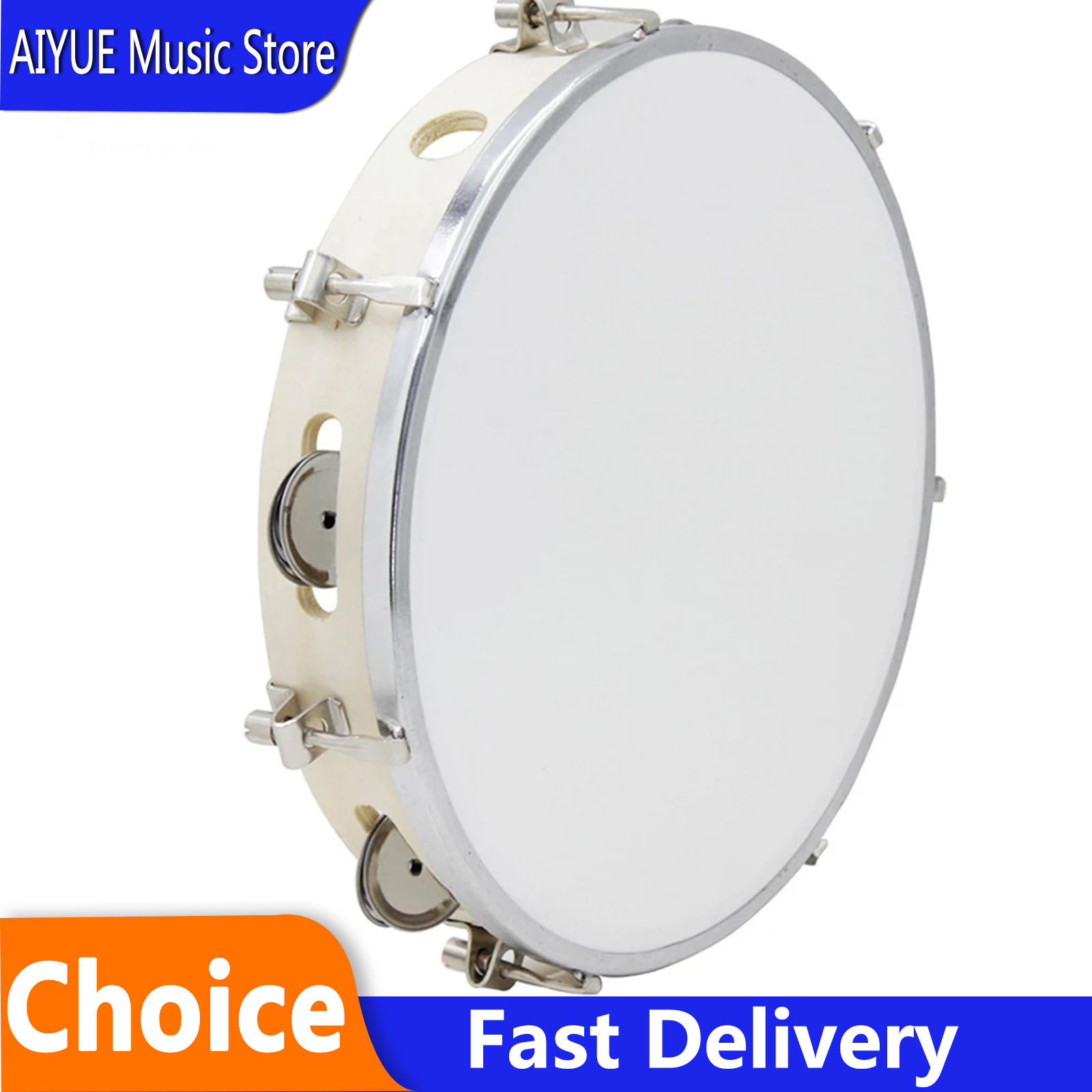 SLADE 10 Inches Tambourine Adj - огляд і ціна Tambourine Hand Drum