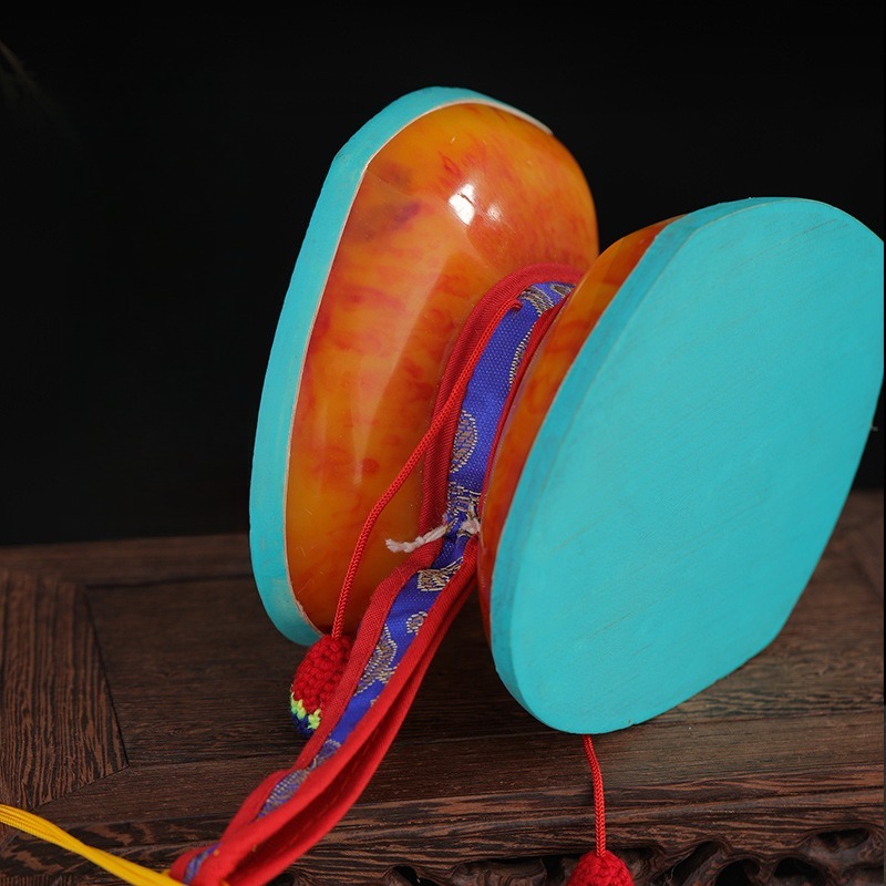 12CM Nepalese Hand Drums With  - огляд і ціна Tambourine Hand Drum