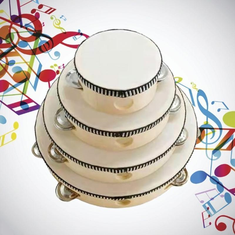 Tambourines with Metal Bells D - огляд і ціна Tambourine Hand Drum