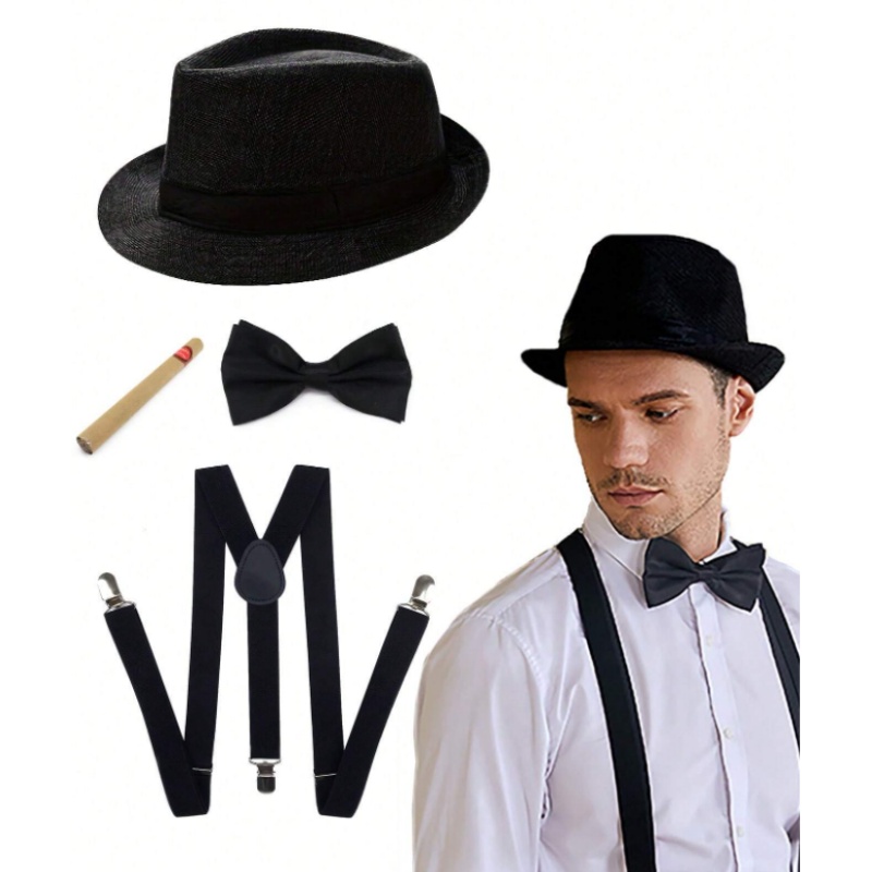 1920s Mens Gangster Costume Se - огляд і ціна Musical Instrument Jazz