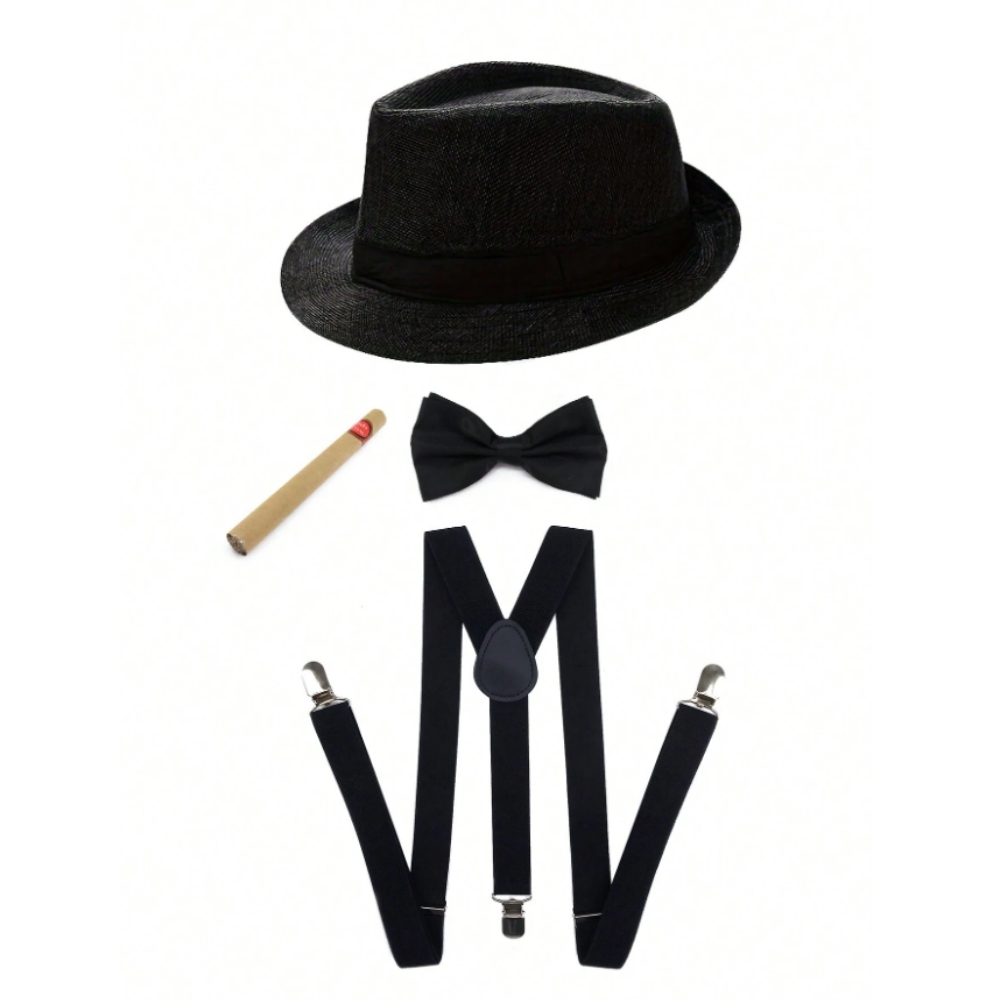 1920s Mens Gangster Costume Se - огляд і ціна Musical Instrument Jazz