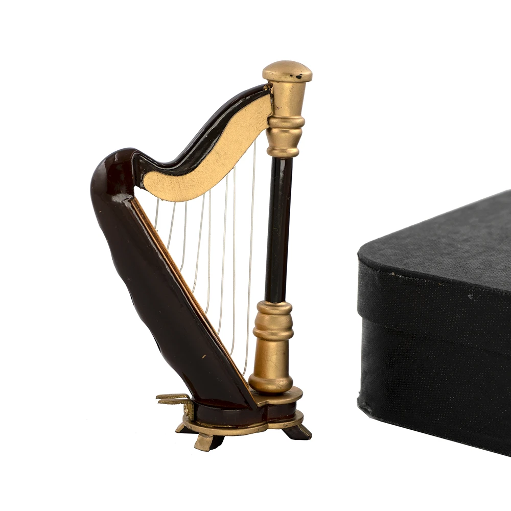 Miniature Wooden Harp Model Mi - огляд і ціна Musical Instrument Harp