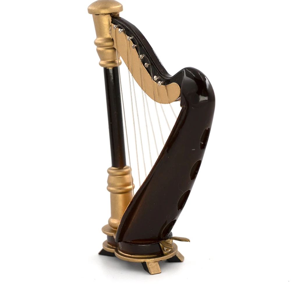 Miniature Wooden Harp Model Mi - огляд і ціна Musical Instrument Harp