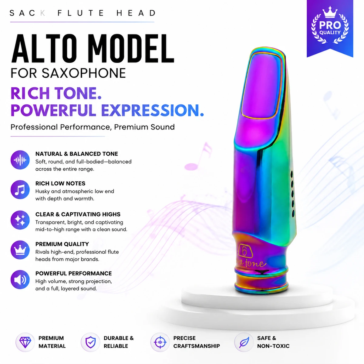 Aurora Iridescent Alto Saxopho - огляд і ціна Musical Instrument Jazz