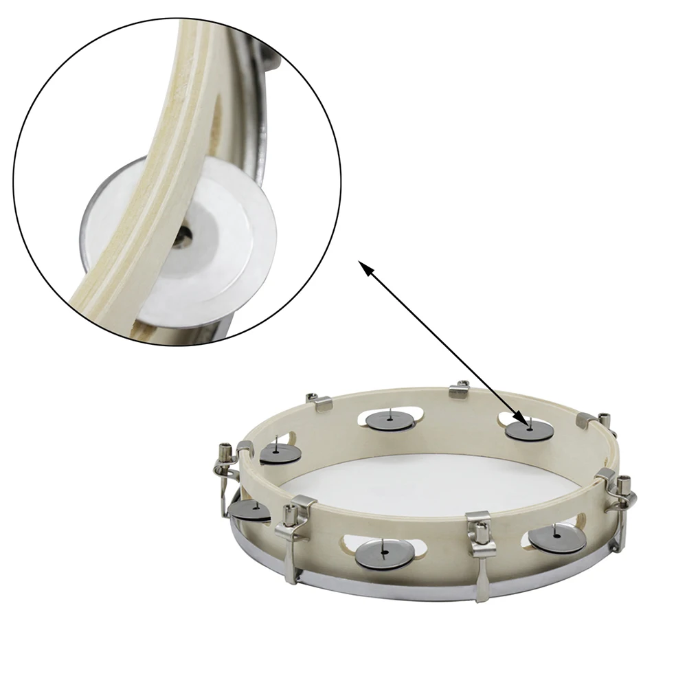 SLADE 10 Inches Tambourine Adj - огляд і ціна Tambourine Hand Drum