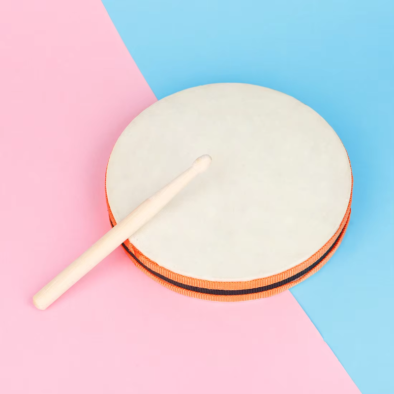 Hand Drum Double Side With Dru - огляд і ціна Tambourine Hand Drum